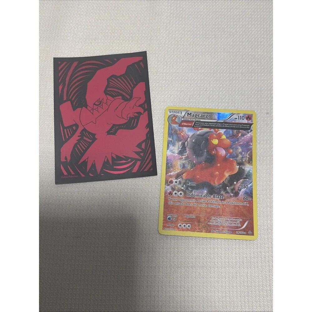 Magcargo 24/160 XY Primal Clash Rare Pokemon Card in Protective Sleeve NM